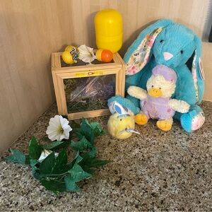 Easter themed Plush pastel coloured toys Unbranded and accessories